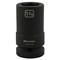 Dynamic 1" Drive Deep Socket, Black Phosphate, Tools 1-3/16" X 1" Drive, 6 Point Deep Length D025538 - alternate 8